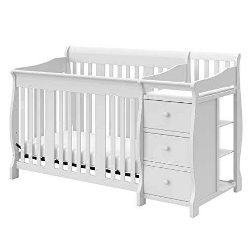 Best 4 In 1 Crib with Changing Table — Storkcraft Portofino 4 in 1 Fixed Side ‎