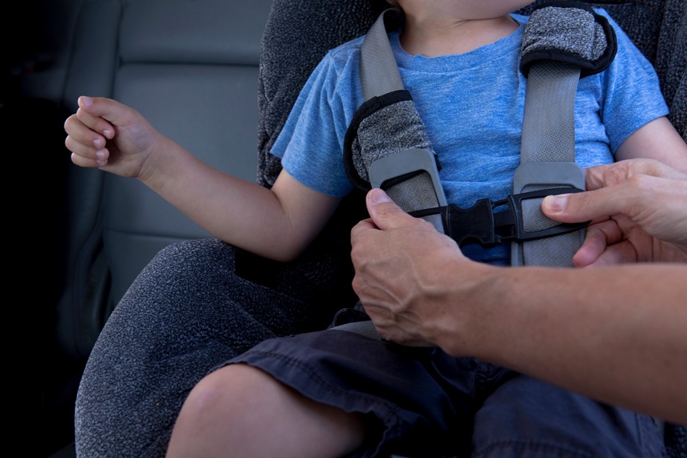 child safety seat belt